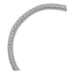 Pulsera Tejido Malla Regalo Hombre Mujer Plata 925 4 Mm