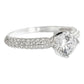 Anillo Compromiso Promesa Boda Corona Deslumbrante Plata 925