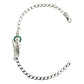 Pulsera Chica San Judas Tadeo Zirconias Plata Ley 925