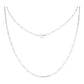 Cadena Tejido Fígaro 3x1 Plata Solida 925 55cm X 0.15cm Plateado
