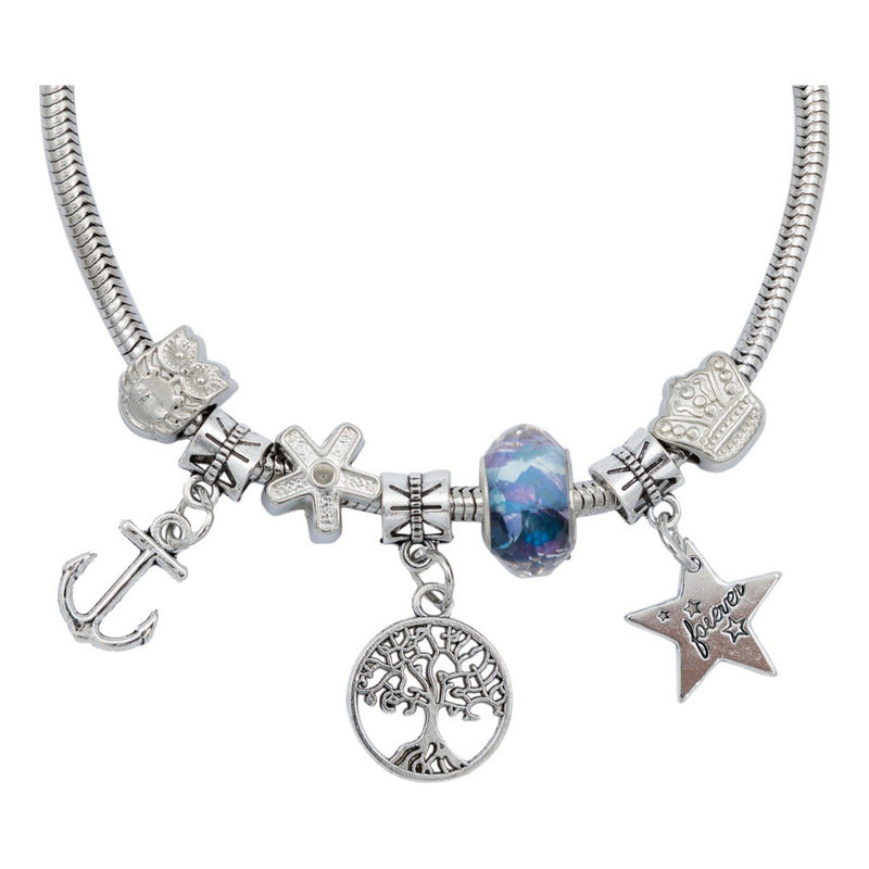 Pulsera Ajustable Charms Cadena Serpiente Regalo Mujer