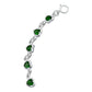 Pulsera Corazones Zirconias Amor Mujer Regalo Plata 925