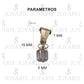 Dije Mini Regalo Zirconia Mujer Amor + Cadena Oro 10k