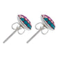 Colibri Dije Aretes Cadena Piedras Conjunto Grande Plata 925