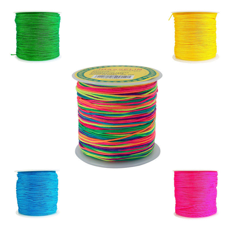 Hilo Para Pulseras Chino Elastico Bisutería 0.8 Mm 92 Metros