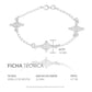 Pulsera Nudo De Bruja Tres Conectores Liso Mujer Plata 925 Plateado 18 Cm