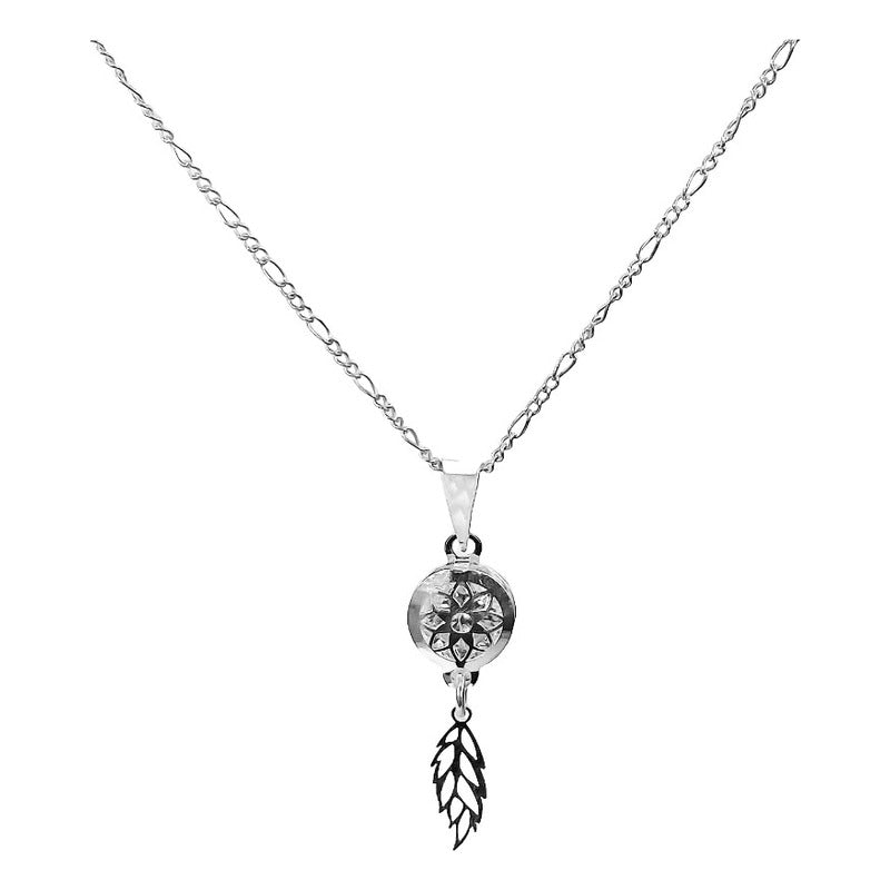 Collar Dije Atrapa Sueños Zirconia Amor Regalo Plata Ley 925