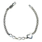 Pulsera Amistad Amor Corazon Regalo San Valentin Plata 925