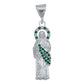 Dijes San Judas Tadeo Zirconias Hombre Plata 925 Con Cadena