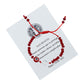 Pulsera Ajustable Niños Niñas Hilo Artesanal Ojo Plata 925