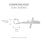 Dije Cruz Tubo Tubular Lisa Cristo Hombre Plata 925 5.2 Cm Plateado