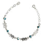 Pulsera Ajustable Mariposas Primavera Verano Plata Ley 925
