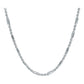 Cadena Torsal Figaro Hombre Plata Italiana 925 65 Cm X 4 Mm