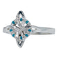 Anillo Chico Nudo De Bruja Zirconias Mujer Regalo Plata 925