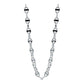 Cadena Marinera Encontrada Unisex Plata Italy 925 60cm X 4mm