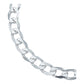 Pulsera Cubana Gruesa Lisa Regalo Hombre Plata Ley 925 6 Mm Plateado 6 Cm 18 Cm
