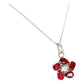 Collar Dije Flor Promesa Regalo Amor Mujer Plata Ley 925