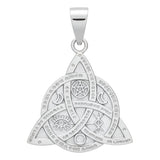 Dije Triqueta Celta (nudo De La Trinidad) De Plata Ley .925 Plateado