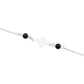 Joyaris Pulsera Nudo Bruja Figaro Plata 925 Mujer Ajustable Negro 18 Cm