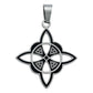 Collar Nudo De Bruja Triqueta Acero Inoxidable Regalo Cadena