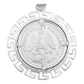 Dije Angel Centenario Grecas Diamantada Zirconias Plata 925