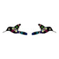 Collar Aretes Colibrí Artesanal Zirconias Plata Ley 925