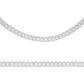 Pulsera Cubana Miami Zirconias Mujer Hombre Caja Plata S925 Plateado 6 Cm 19 Cm