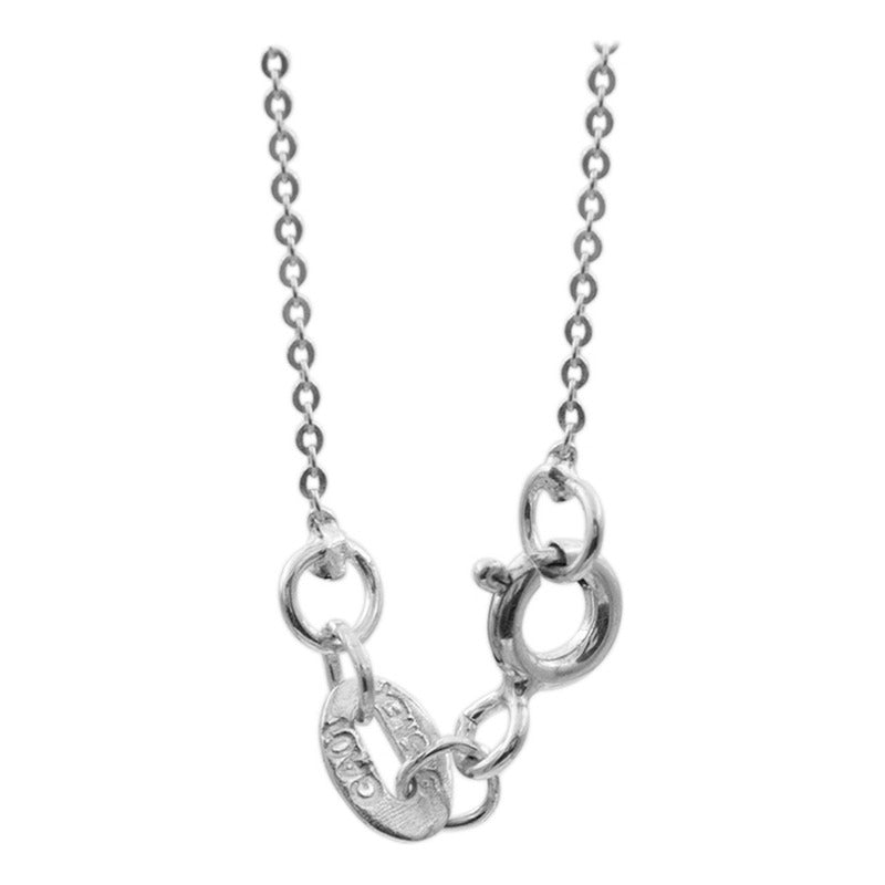 Cadena Básica Ancla Delgada Mujer Plata Ley 925 45cm X 1.5mm