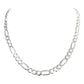 Cadena Gruesa De Plata 925 Hombre Fígaro 3x1 60 Cm X 8 Mm