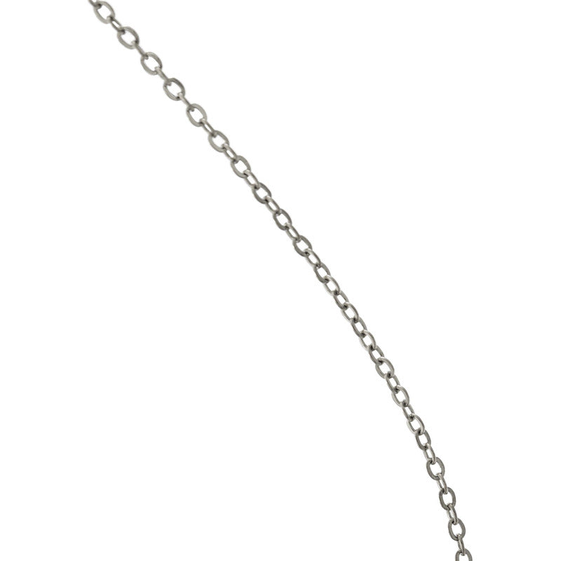 Cadena Básica Para Dijes Hombre Mujer Acero Inoxidable
