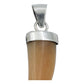 Dije Colmillo Piedra Natural Hombre Mujer Colección Plata925