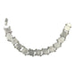 Pulsera San Benito Chica Medallas Plata Solida Ley 925
