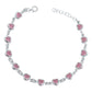 Pulsera Corazones Zirconias Amor Mujer Regalo Plata 925