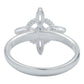 Anillo Nudo De Bruja Celta Liso Clásico Amuleto Plata 925