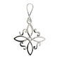 Collar Cadena Fígaro 3x1 Dije Nudo De Bruja Grande Plata 925 Plateado