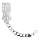 Pulsera Cuabana Santa Muerte Esclava Plata Ley 925
