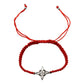 Pack 2 Piezas Pulseras Nudo De Bruja Artesanal Tejido Hilo Negro/rojo 1 Cm 1 Cm