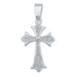 Dije Cruz Chica Zirconias Hombre Mujer Regalo Plata 925