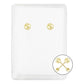 Arete Broquel Dormilona Bola Mujer Regalo #1 3.75mm Oro 10k Diámetro 3.75 Mm