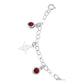 Pulsera Ajustable Nudo De Bruja Laser Zirconia Plata 925