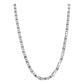 Cadena De Plata 925 Marinera Estrella Diamantada 45cm X 2mm