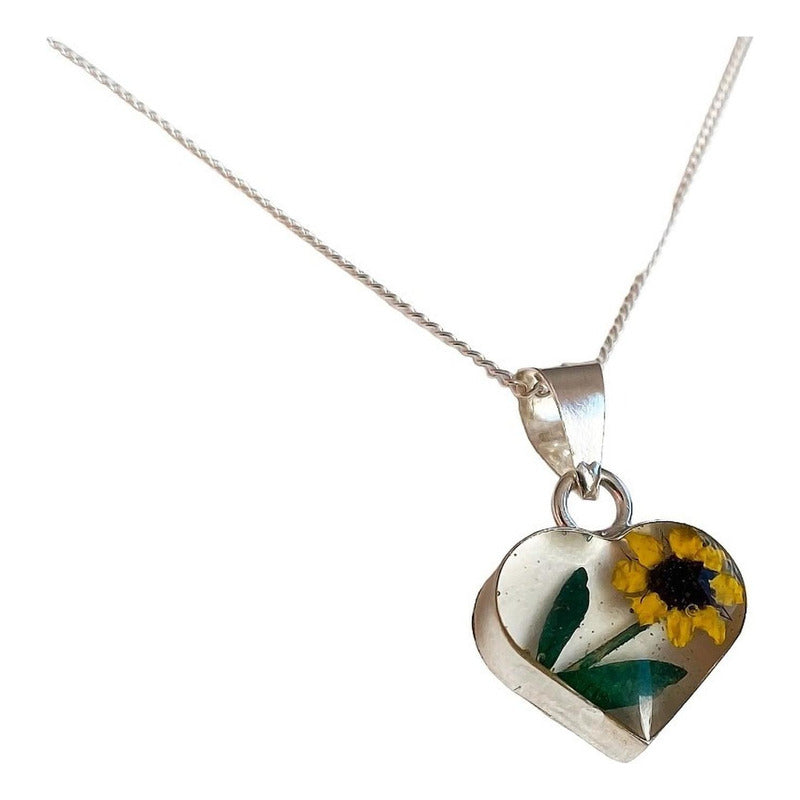 Shrek Aretes Collar Girasol Promesa Regalo Amor Plata S925
