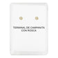 Arete Doble Broquel Cuadro Cadena Zirconias Mujer Oro 10k