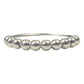 Anillo Antiestres Perlas Movibles Antiansiedad Plata 925