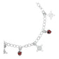 Pulsera Ajustable Nudo Bruja Ojo Turco Colgante Plata S925