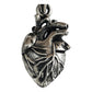 Dije Corazón Pavonado Amor Regalo Plata Solida Ley 925
