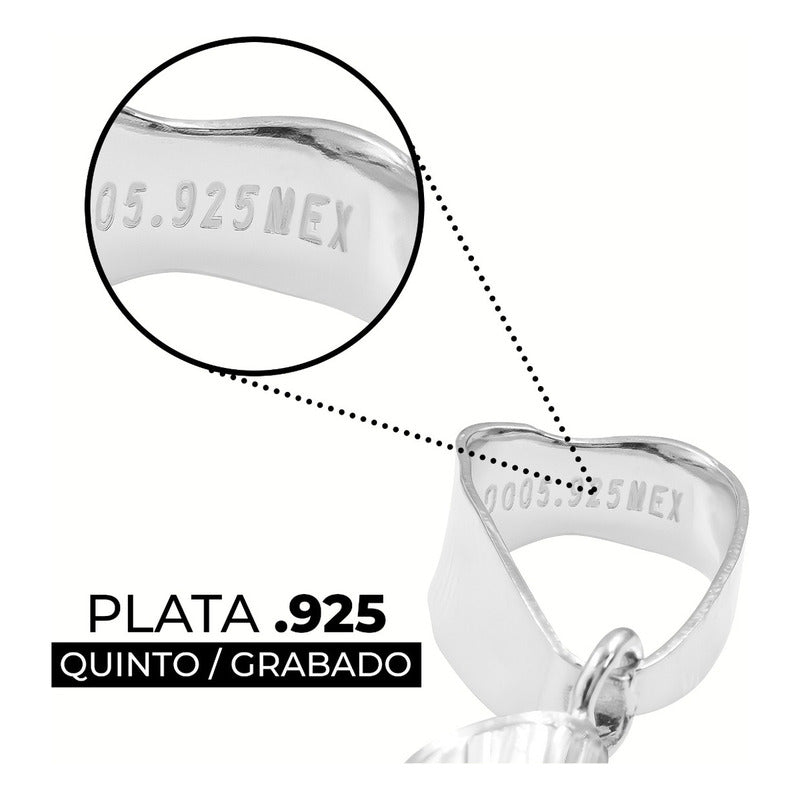 Dije Cruz Tubular Cristo Plata 925 Diamantado Diagonal 6 Cm Plateado