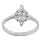 Anillo Chico Nudo De Bruja Zirconias Mujer Regalo Plata 925