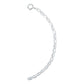 Pulsera Marinera Diamantada Regalo Mujer Plata 925 2.5 Mm
