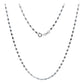Cadena Marinera Diamantada Encontrada Plata 925 2.5mm X 55cm